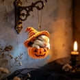 thumbnail image 7 of 1 Pc Halloween Forest Animal Pumpkin Ornaments Cozy Forest Woodland Christmas Ornaments for Christmas Tree Pumpkin Animal Decor 2D Acrylic Hanging Ornament for Home Decor, 3.14 Inch, Rabbit, 7 of 7