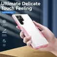 thumbnail image 7 of for Samsung Galaxy S24 Ultra Case, Phone Case Heavy Duty 2 in 1 Full Body Rugged Shockproof Hybrid Hard PC Soft TPU Bumper Drop Protective Girls Women Boy Men Covers for Galaxy S24 Ultra, White+Pink, 7 of 7