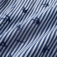 thumbnail image 5 of VBVC Women's and Women's Plus Button Down Shirt , Ladies' Short Sleeve Smock Tunic Top , Striped Babydoll Summer Flowy Blouse For Women, Navy , S-5XL, 5 of 6