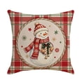 thumbnail image 2 of Dalxymotic Christmas Cushion Cover, Xmas Soft Throw Pillow Case, Christmas Decorations Indoor Outdoor, Winter Decor Indoor, Holiday Home Decoration for Sofa, Bed, Couch, Chair, 2 of 6