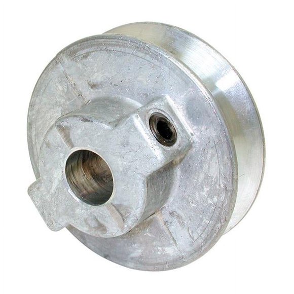 Dial 4303921 Poulie Moteur Fixe Zinc Argent 2.25 x 0.5 Po