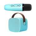 thumbnail image 1 of Altavoz portátil Bluetooth para karaoke inalámbrico K1 azul para el aula familiar Micrófono único azul K1, 1 of 9