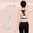 thumbnail image 6 of Resistance Bands, Back Stretcher Figure Bands for Women Men, 8 Shaped Resistance Bands for Arms, Chest Expander, Yoga Gym Fitness Pulling Rope 8 Word Elastic for Exercise Muscle Training Tubing, 6 of 6
