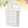 thumbnail image 5 of OUSITAID Multi-Purpose Clothes Hanging Organizer Plastic Adhesive Storage Basket (White), 5 of 5