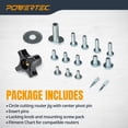 thumbnail image 4 of POWERTEC Circle Cutter Router Jig Cuts Perfect Circles from 10” to 53”. Circle Guide Kit Includes Pivot Pins Fits Porter Cable, Bosch, Milwaukee, Ryobi, Makita, Dewalt, Craftsman, Hitachi (71637), 4 of 7