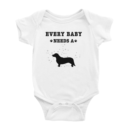 

Every Baby Needs A Corgidor Dog Cute Baby Bodysuit For Boy Girl 0-3 Months