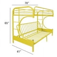 ACME Eclipse Twin Over Full Futon Bunk Bed, Multiple Colors