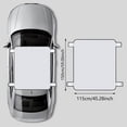 thumbnail image 3 of Sunroof Cover Waterproof for Car, Heat Reflective Roof Sun Shade for All Weather, Universal Fit Vehicle Roof Protector for Daily Parking Outdoor Travel,White - 59.06" x 45.28", 3 of 4