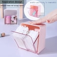 thumbnail image 3 of Jinsinto Dispenser Box with 2 Compartments, Bathroom Dresser Countertop Storage Manager, Pink, 3 of 5