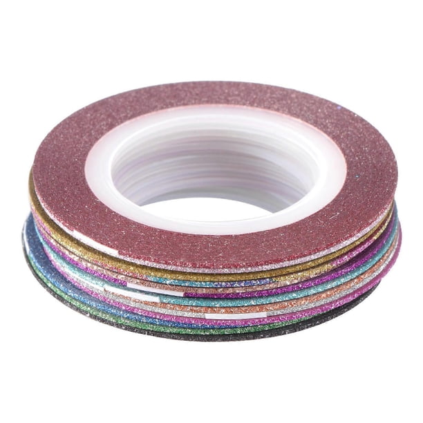 14 Rolls Nail Art Line Tape Set Self Adhesive Color Nail Decals for Manicure DIY manicure designs for women