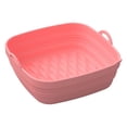 thumbnail image 1 of Huayishang Air Fryers Accessories Square Dual Air Fryer Silicone Liners For Dual Air Fryer Basket Liners Reusable Silicone Pot Rectangular Air Fryer Accessories, 1 of 8