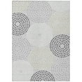 thumbnail image 2 of Addison Rugs Chantille Indoor/Outdoor Transitional Circles Gray Washable Rectangle Rug, 10' x 14', 2 of 6