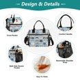 thumbnail image 3 of FORMRS Insulated Lunch Bag for Work School Unisex Large Capacity Cooler with Shoulder Strap, Vibrant Cute Cat, 3 of 6