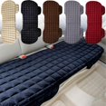 thumbnail image 2 of Funda de asiento delantero y trasero de coche, flocada cojín de tela, antideslizante, Protector automático, almohadilla para mantener el calor, ajuste Universal, camión, Suv, furgoneta, Invierno, 2 of 4