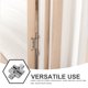 thumbnail image 3 of HONMEET 2Ud Bisagra Para Puertas Plegables Con Materiales Resistentes Y Invisible Plateado, 3 of 6