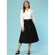 thumbnail image 2 of Blusa de trabajo Allegra K Cuello vintage Manga larga Mujer Blanco M, 2 of 5