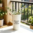 thumbnail image 6 of Galvanized Metal Flower Bucket, Rustic Farmhouse Style Vase with Handles, Waterproof Planter for Indoor Outdoor Decor, Perfect for Floral Arrangements and Wedding Centerpieces, 6 of 6