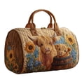 thumbnail image 2 of Cow Quilted Tote Bag Travel Handbag Ideal For Going To The Market And Doing Business And Traveling Or Leisure, 2 of 9