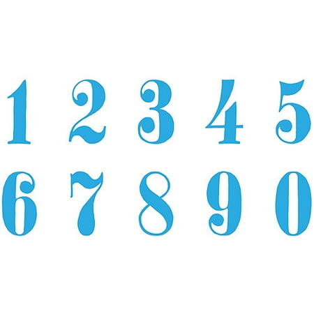Tim Holtz Alterations Texture Fades Embossing Folders, Numbers