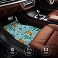 thumbnail image 4 of Sikiie Turtles And Sea Car Foot Mat Set of 4 Pieces Basics Universal Fit Rubber Carpet Floor Mats For Car SUV Van & Truck, 26.8"L x 17.3"W (Front), 13"L x 17.3"W(Rear), 4 of 6