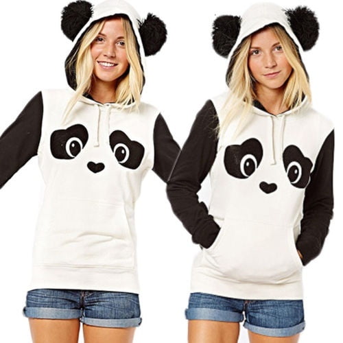 panda hoodie women's