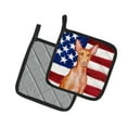 thumbnail image 2 of Pharaoh Hound Patriotic Pair of Pot Holders, 2 of 2