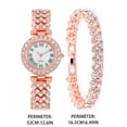 thumbnail image 3 of SUSHNAG Watch Bracelet Set Ladies Watch Best Gift Clock Fashion Quartz Watch Diamond Encrusted Roman Lady'S Watch Quartz Watch Bracelet Lady'S Watch, 3 of 9
