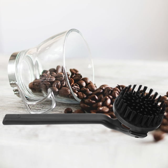 SHOWERORO Cepillo Para Limpiar Máquina De Café Con Mango Cómodo Y Delicadas Negras