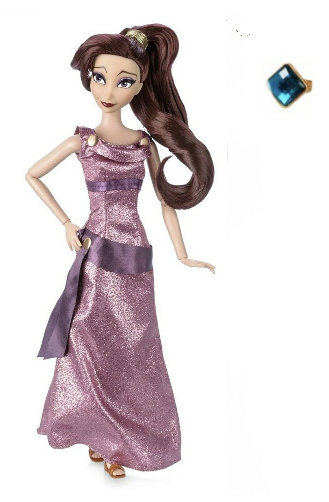 Classic Princess Megara 11.5” Doll With Ring Figure Rare Holiday Gift ...