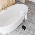thumbnail image 4 of Taza de inodoro, Base de plástico, accesorios de baño, soporte para cuenco, suministros de baño, herramienta de baño, 2 uds., 4 of 7