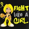 thumbnail image 3 of CafePress - Licensed Fight Like A Girl 42. - Women's Dark Pajamas, 3 of 4