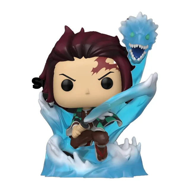 2025 Colección de figuras de acción de edición limitada completa de la serie temática FUNKO POP Demon Slayer, modelo de juguete para regalo de niños