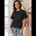 thumbnail image 4 of Tops de Corta para Mujer, Color Negro, Talla S, 4 of 9