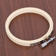 thumbnail image 5 of Cerceaux Brodés 13cm Cerceaux en Bambou Ronds pour Point de Croix pour Bricolage, 5 of 5