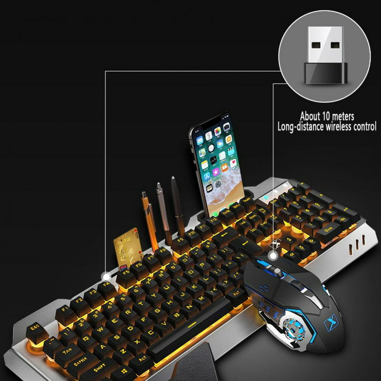 Bullpiano Gaming Keyboard and Mouse Gaming Setup Teclado Gamer