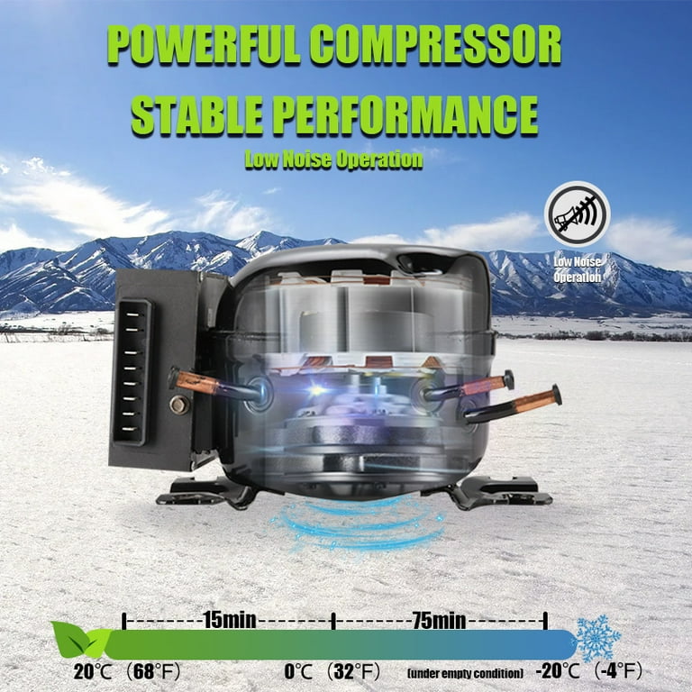 Alpicool C40, 42Q Portable Fridge Freezer, 12V Auto, RV & Boat