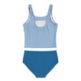 thumbnail image 4 of JAJAHO Girls Tankini Swimsuits Two Piece Swimwear Hallow Out Backless Swim Tank Tops And High Waisted Briefs Bottom Set For Kids Teens 7-16Y Versatile Beachwear, 4 of 5