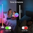 thumbnail image 4 of Corner Floor Lamp, RGB LED Corner Lamp with 16 Million Colors, 4 of 5