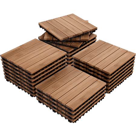 12 X 12 27 Pcs Patio Pavers Interlocking Wood Tiles Wood