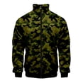 thumbnail image 4 of Chaqueta con estampado 3D de camuflaje para hombre, abrigo deportivo de calle de gran tamaño, chaqueta con cremallera para primavera y otoño, 4 of 5