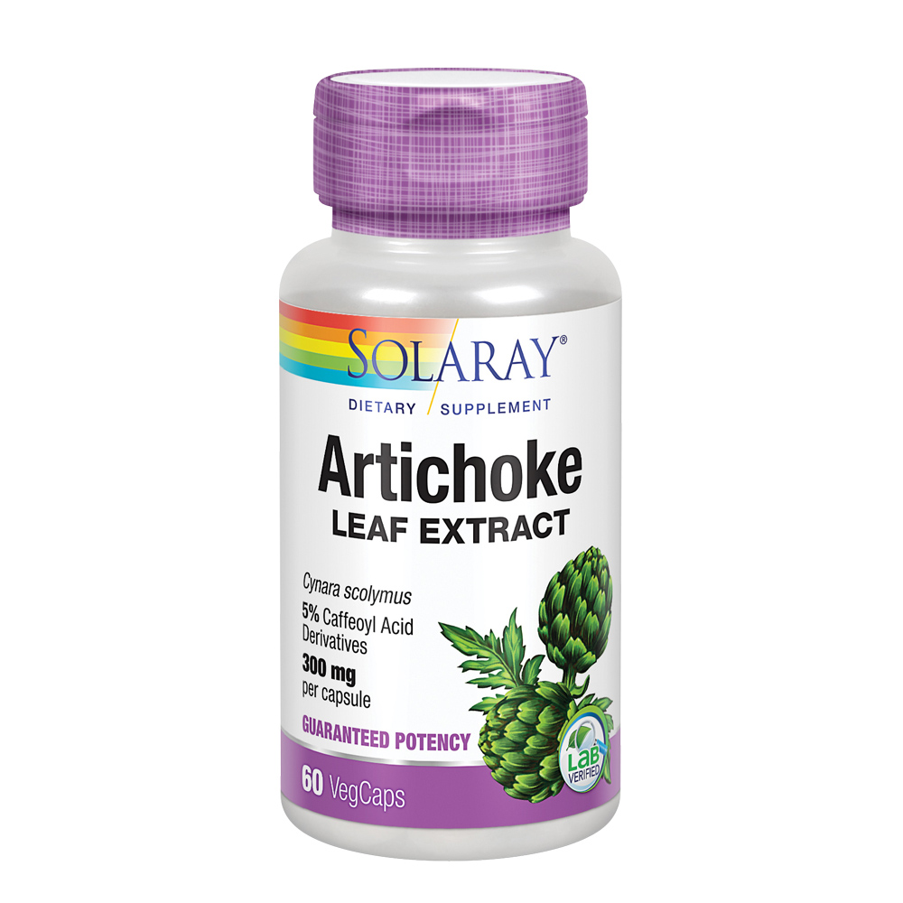 Solaray Artichoke Leaf Extract 600mg Guaranteed Potency Healthy