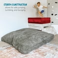 thumbnail image 6 of CordaRoy's Terry Corduroy Sensory Crash Pad for Kids and Adults, Gray, 6 of 10