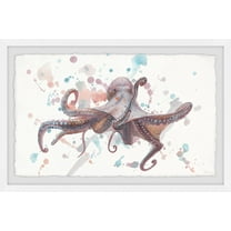 Parvez Taj Artistic Octopus Framed Wall Art