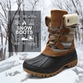 thumbnail image 5 of Women Winter Snow Boots for Waterproof Cold Weather Women Duck Boots Taupe/Tan 8 M, 5 of 7