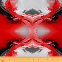 Castle Fairy Abstract Vintage Fabric by the Yard 3 Yard,Watercolor Artwork Fabric for Sewing,Geometric Plaid Room Decor Fabric by the Yard,Super Cozy Gradient Room Decor