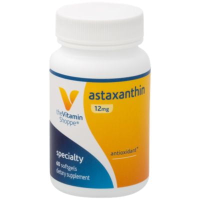 Astaxanthin (Solasta™) Branded Ingredient 12mg  Antioxidant From MicroAlgae That Supports Brain  Heart Health and Skin for Healthy Aging (60 Softgels) by The Vitamin