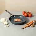 thumbnail image 3 of Thyme & Table Signature Ribbed 10" Fry Pan Non-Stick- Grey, 3 of 6