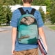 thumbnail image 4 of Disketp Turquoise Beach Kayaking Mochila Escolar de 15 Pulgadas, Mochila Ligera para Estudiantes, Viajes y Trabajo, Cómoda y Resistente para el Uso Diario, 4 of 6