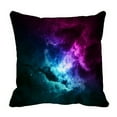 thumbnail image 1 of EREHome Space Nebula Clouds Stars Pillow Case Cover Set 18x18 Inch, 1 of 1
