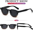 thumbnail image 4 of Gafas de Sol Retro AIEYEZO Cuadradas con Montura Gruesa UV400 Unisex, 4 of 6